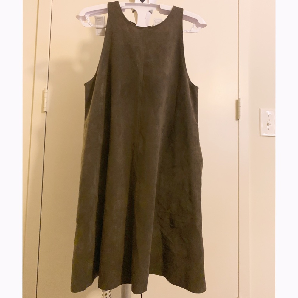 Moving Sale Aritzia Wilfred Faux Suede Trompette Dress XXS
